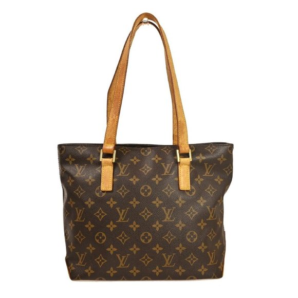 LOUIS VUITTON Cabas Piano Shoulder Bag Monogram Leather Brown M51148 39GA442 - Picture 4 of 16